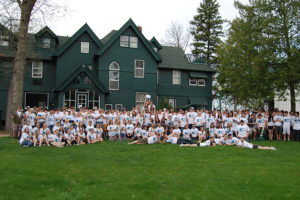 Photo of volunteers participating in Day of Caring at Linden Hill in Little Falls, Minnesota